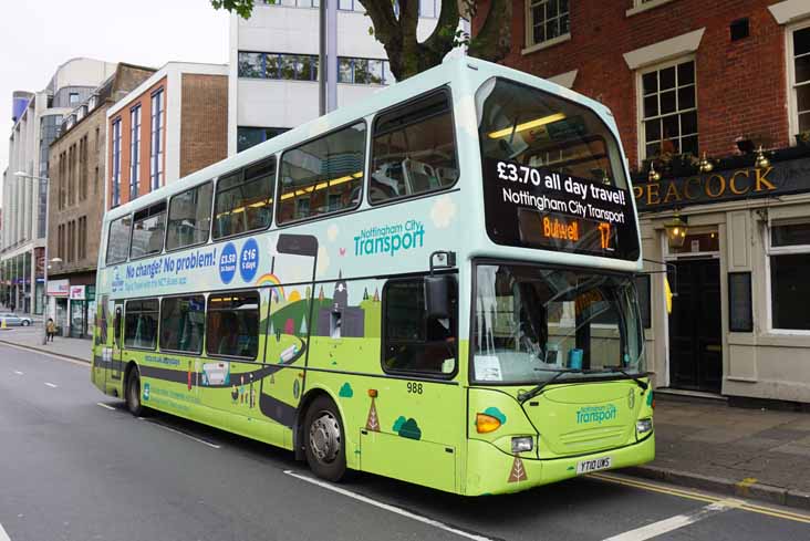 Nottingham Scania N230UD Optare 988